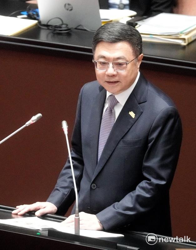 行政院長卓榮泰在立院院會進行施政報告。 圖：張良一/攝