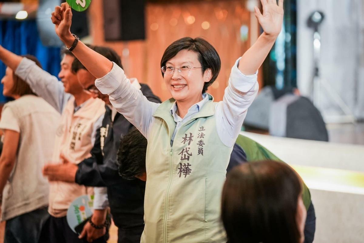 民進黨立委林岱樺在表態參選高雄市長的眾人中，在最新一份地方民調仍位居第一。 圖：翻攝自林岱樺臉書