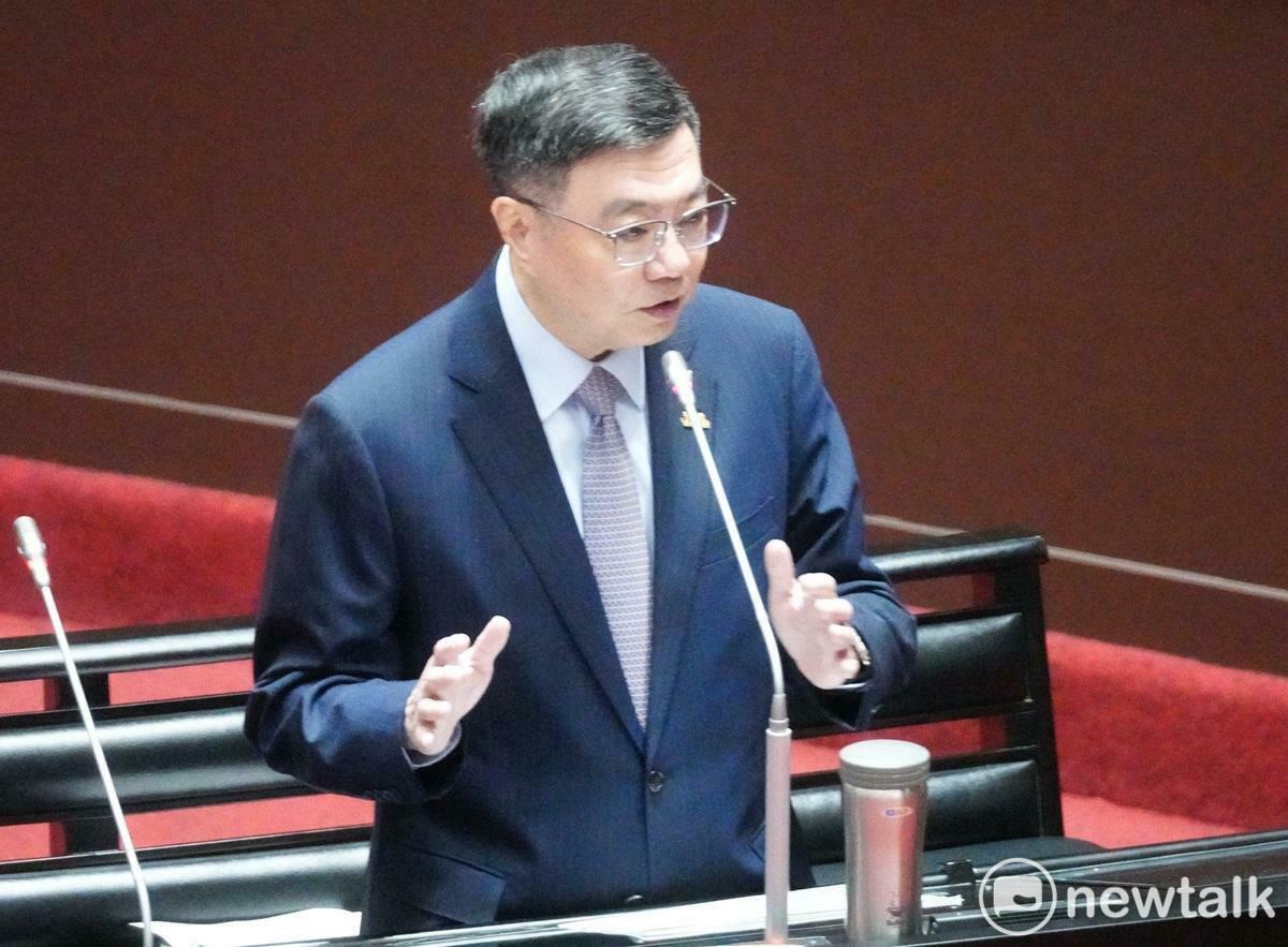 行政院長卓榮泰今（1）日在立院院會備詢。 圖：張良一/攝