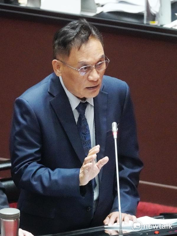 原民會主委曾智勇在立法院備詢。 圖：張良ㄧ/攝