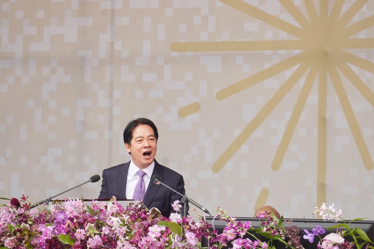 總統賴清德首度發表國慶演說。 資料照片：張良一÷攝