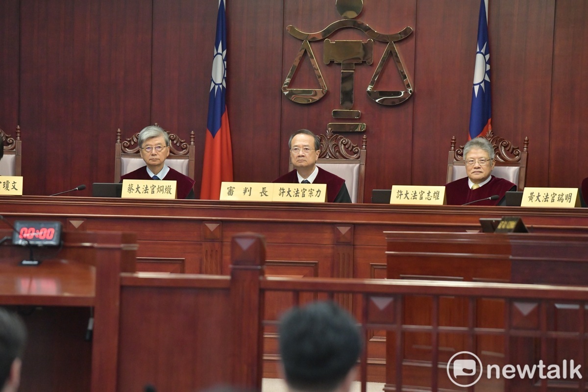憲法法庭今就立法院職權行使法釋憲案宣判。 圖：張良一/攝