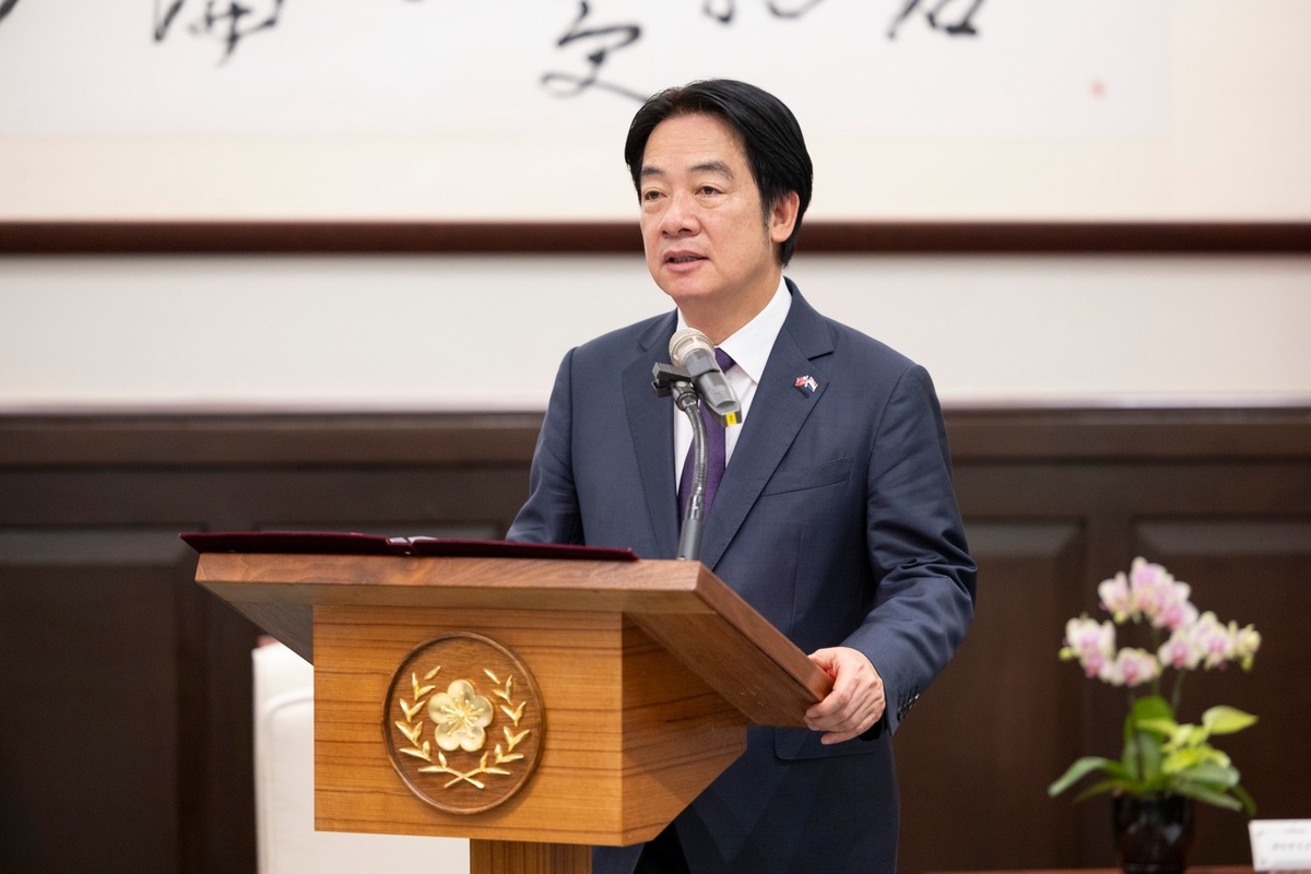 知情人士透露，總統賴清德與將接任台灣金聯董事長的呂政璋並不相識。 圖：總統府提供