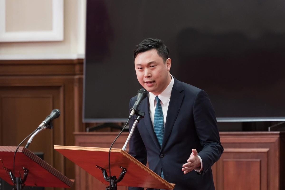 總統府發言人李問。 圖：翻攝自李問臉書