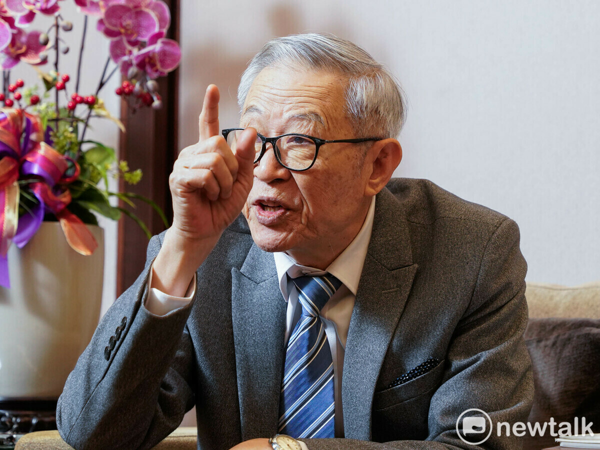 亞太基金會首席顧問趙春山接受新頭殼獨家專訪。 圖：張良一 /攝