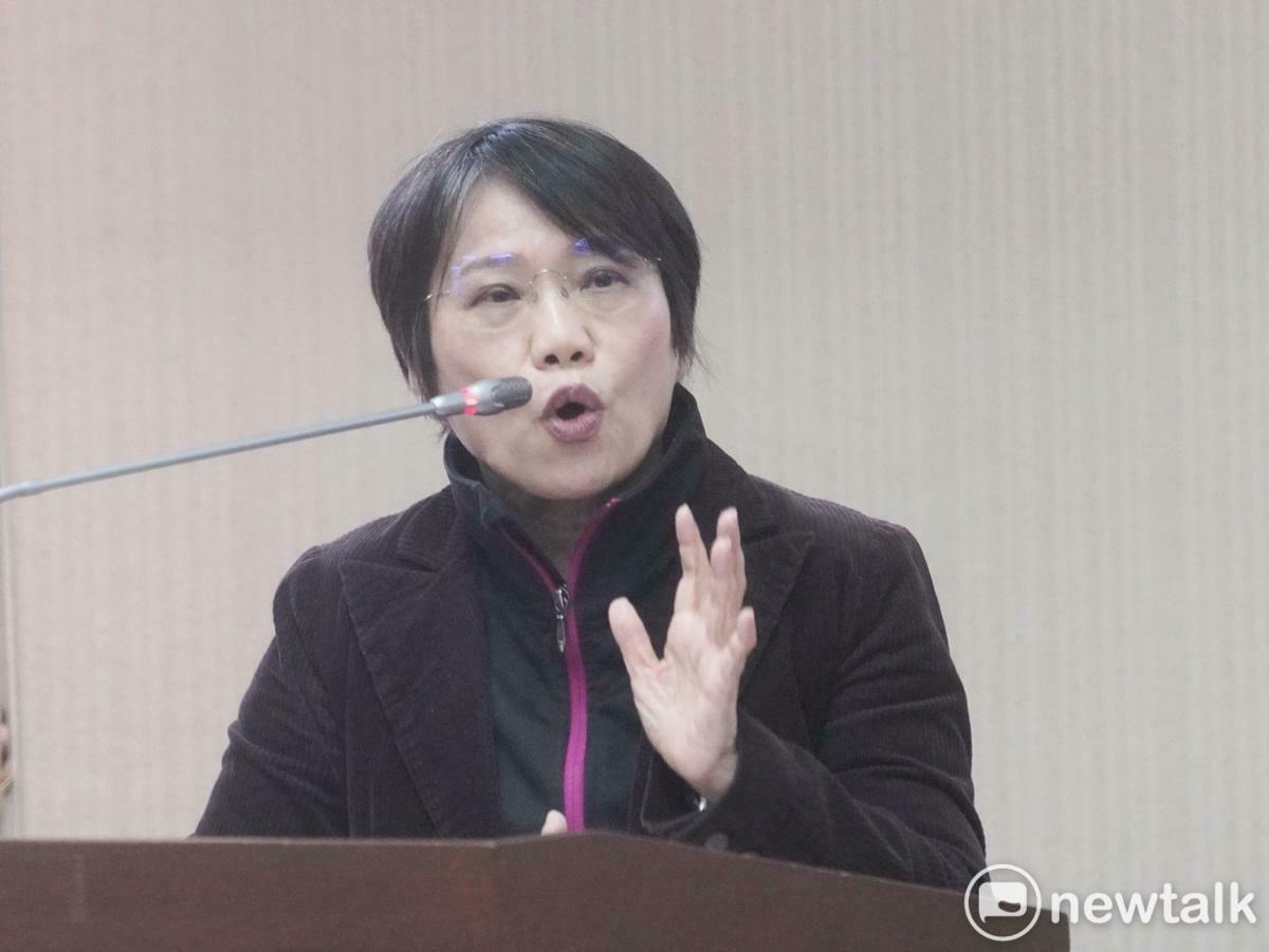 內政部長劉世芳在立院內政委員會備詢。 圖：張良一/攝
