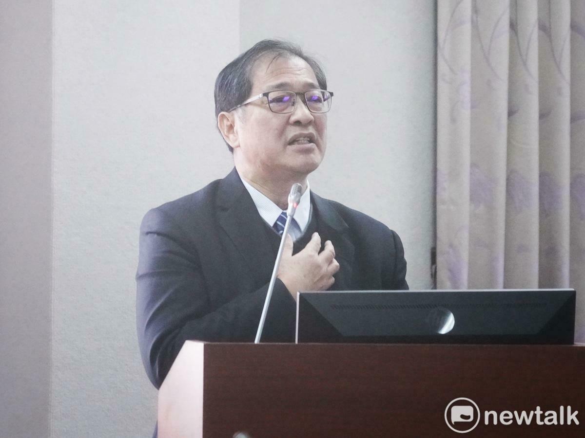 法務部長鄭銘謙在立院司法法制委員會備詢。 圖：張良一/攝