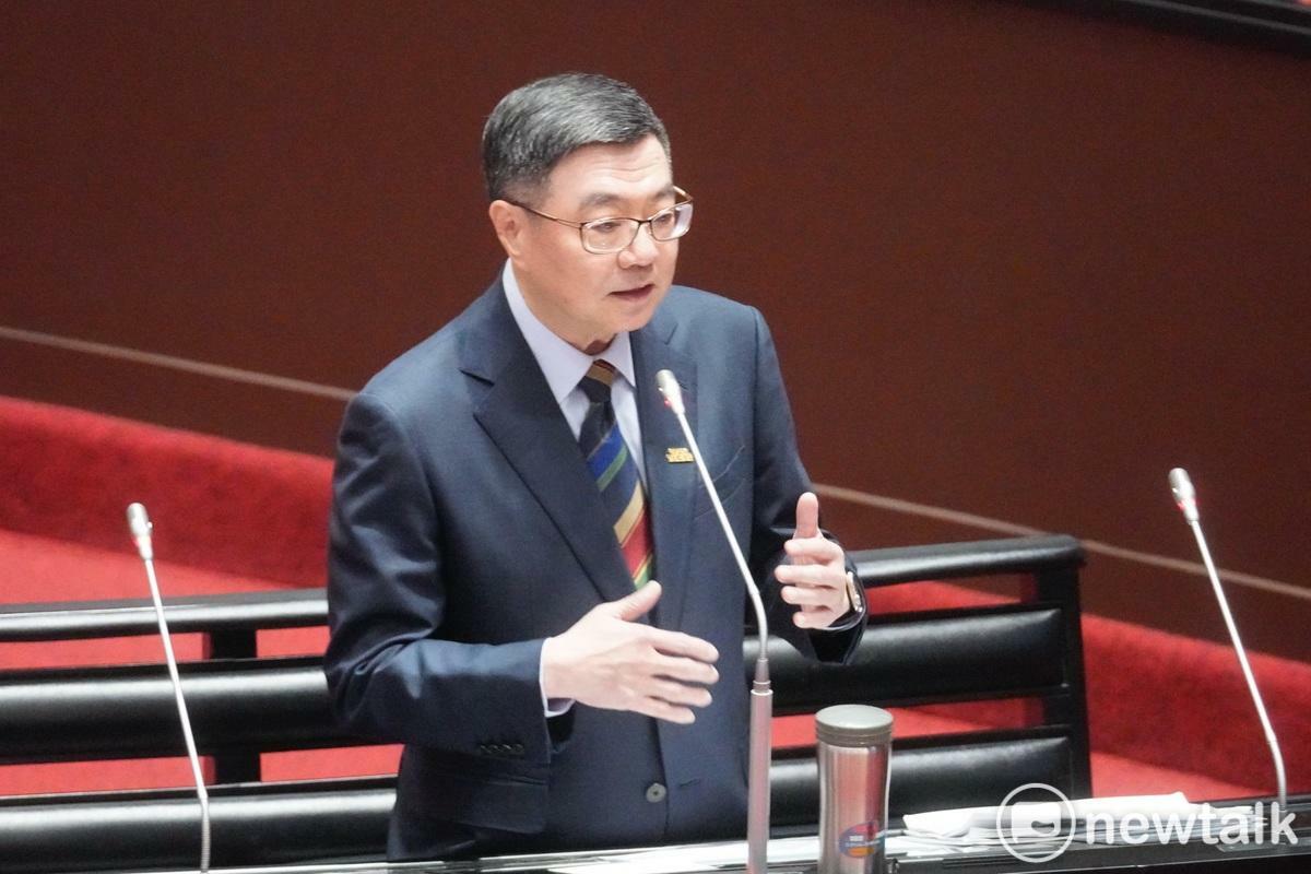 行政院長卓榮泰在立法院院會備詢。 圖：張良一/攝