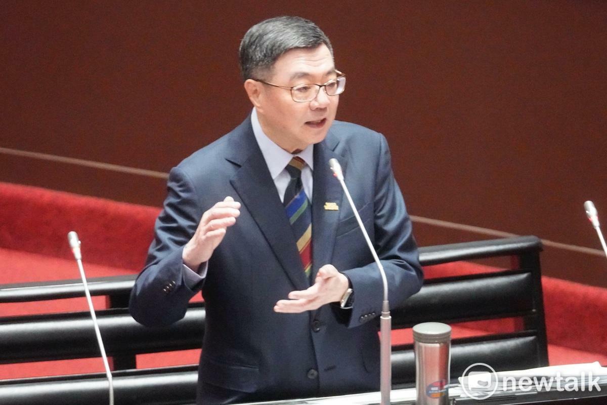 行政院長卓榮泰在立法院院會備詢。 圖：張良一/攝