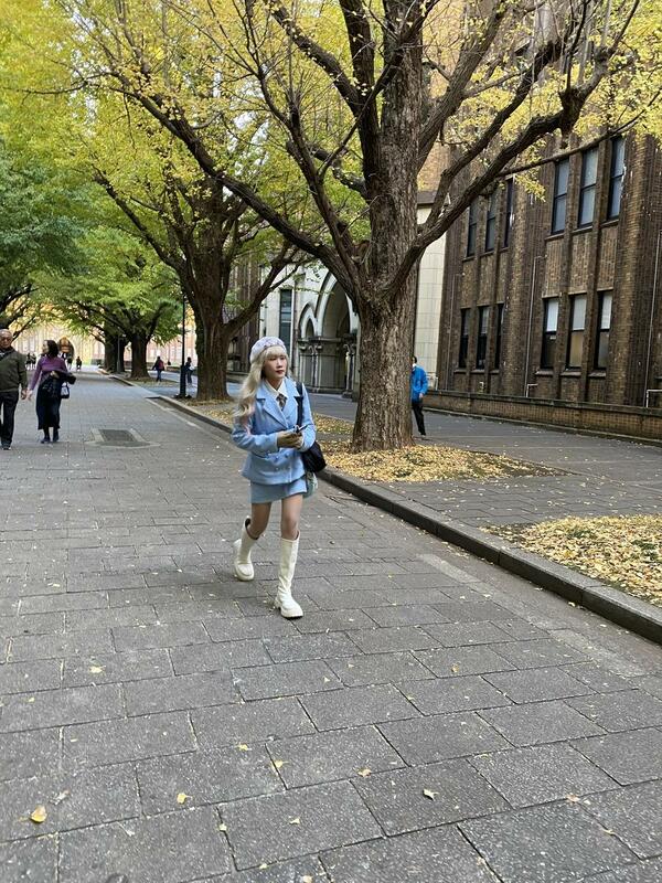 ▲許多陸客現在組團自己或帶孩子來參觀東京大學。 圖：劉黎兒／攝