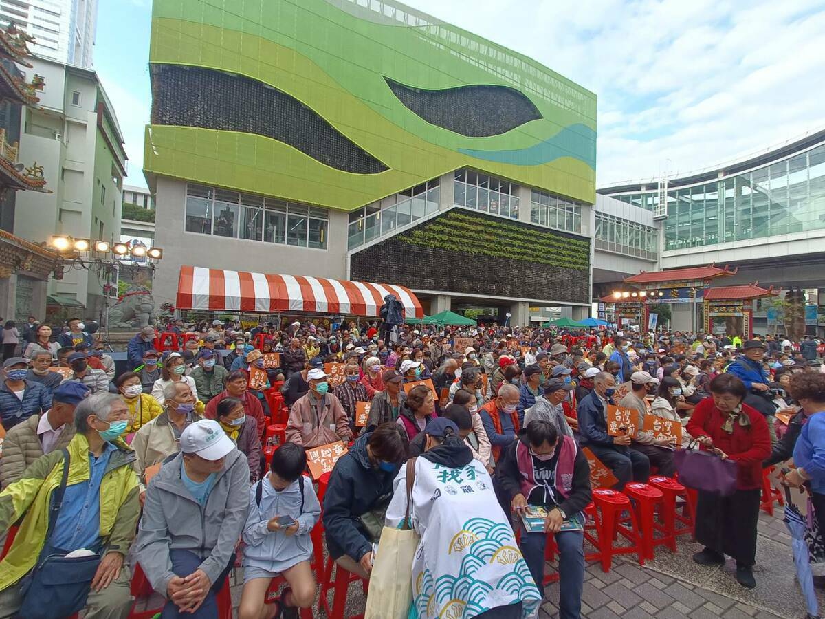 「人民是頭家」政策宣講會台中場現場。 圖：唐復年／攝