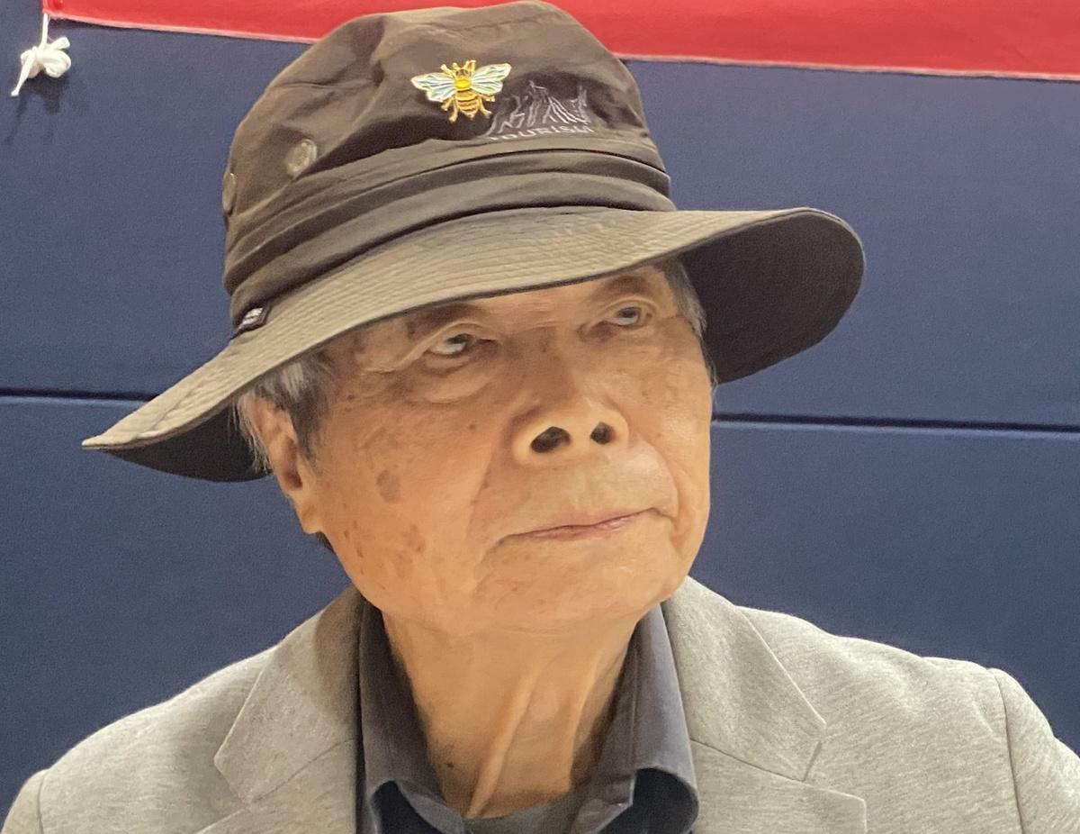 罷免團體花蓮微光、台灣勵志協會、反共護台志工聯盟等今日在台大校友會館發起「罷傅愛花蓮、反共護台灣」 記者招待會，出席者明道大學校長陳世雄 圖：林朝億/攝