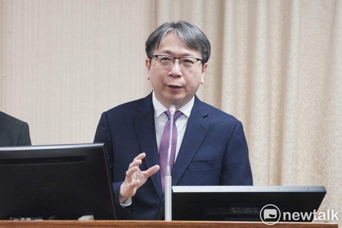 國安局長蔡明彥在立院外交及國防委員會備詢。 圖：張良一/攝