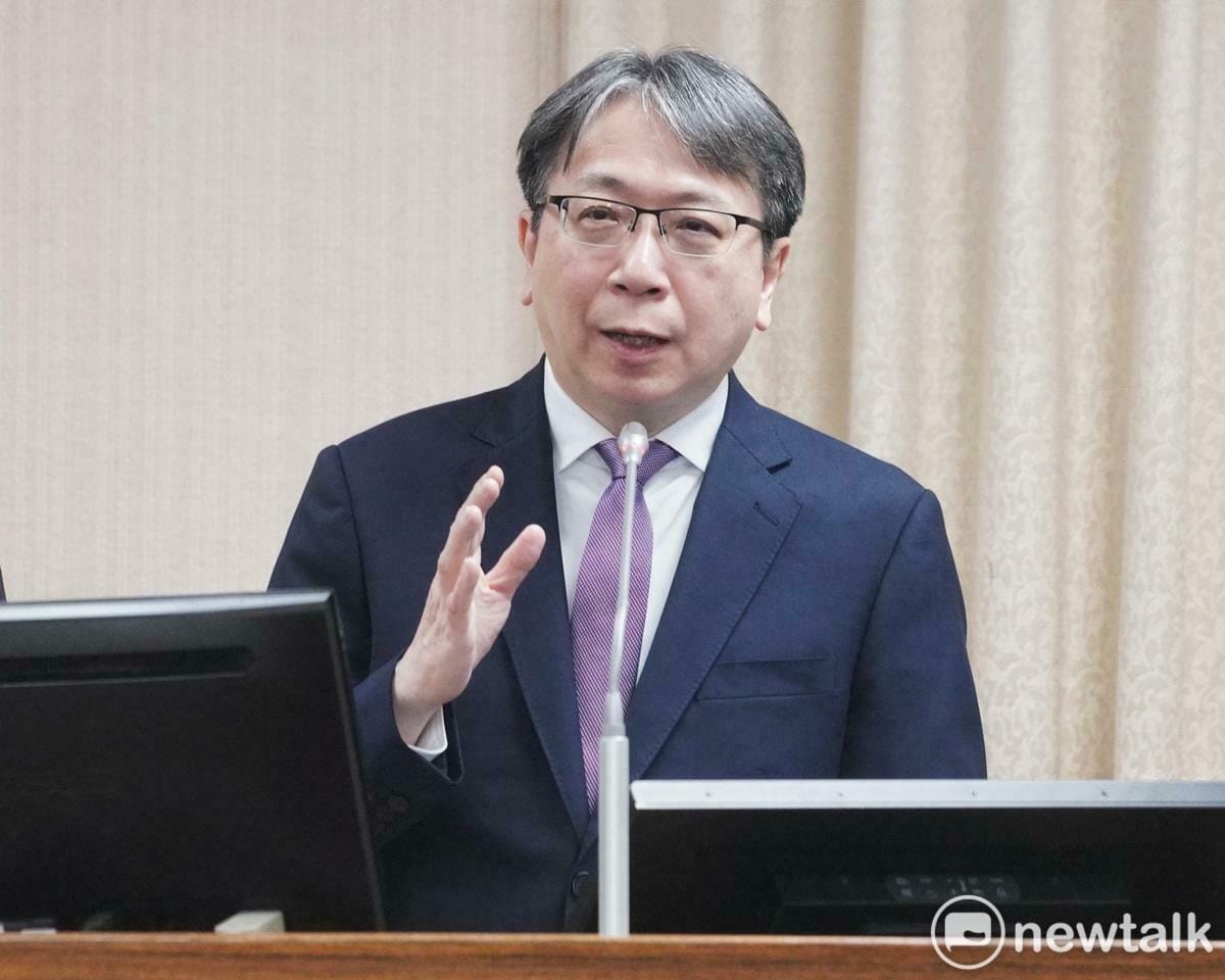 國安局長蔡明彥在立院外交及國防委員會備詢。 圖：張良一/攝