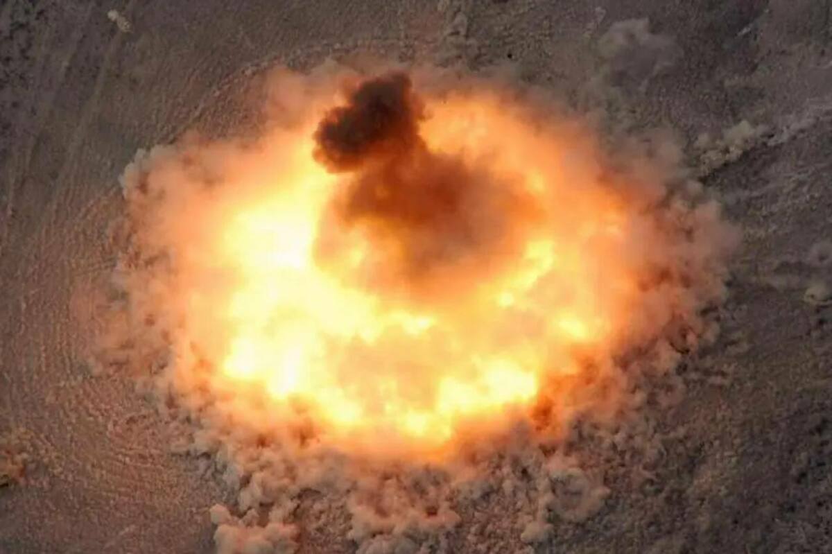 中國非核氫彈試爆成功。 圖 : 翻攝自 X / NEXTA
