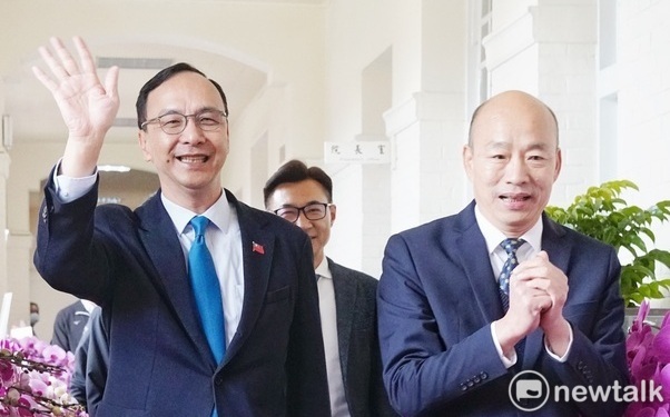 朱立倫拜會立法院 當面邀韓國瑜上凱道