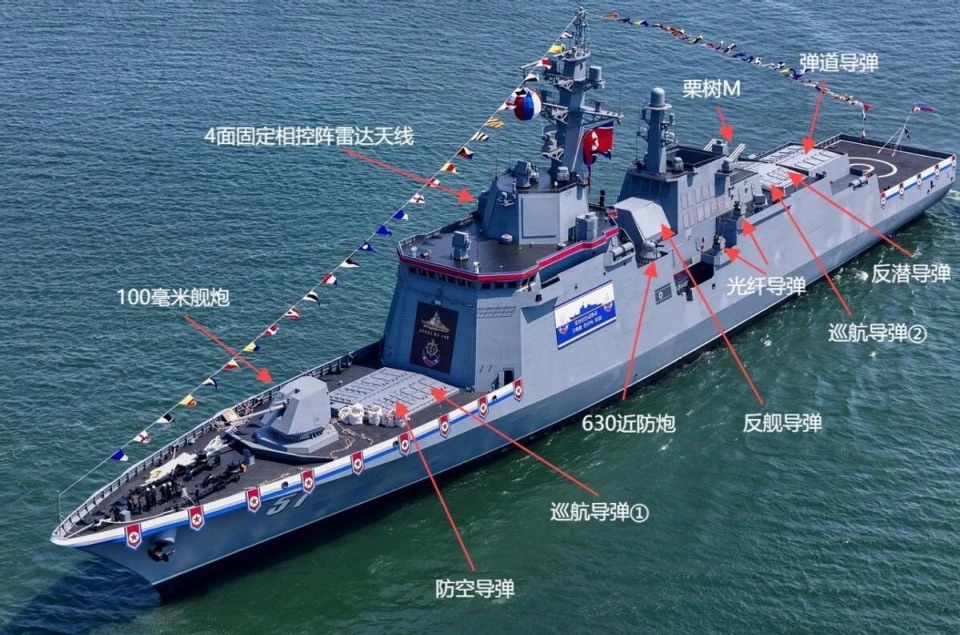 崔賢號功能眾多，外界懷疑這是俄羅斯以提供技術換取北韓軍援的成果。 圖 : 翻攝自騰訊網