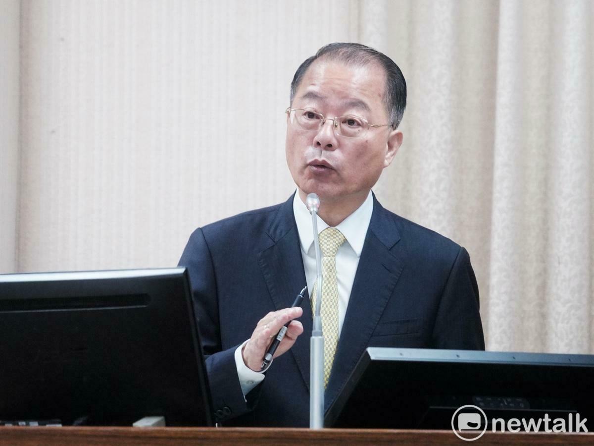 國安局副局長黃明昭在立院外交及國防委員會備詢。 圖：張良一/攝