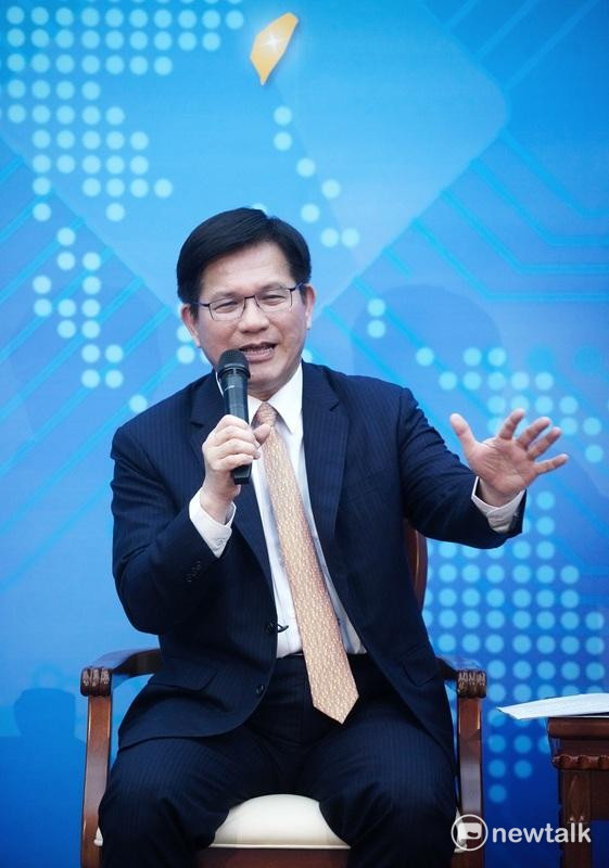 林佳龍說，教宗為災後重建注入溫暖力量。 圖：張良一/攝