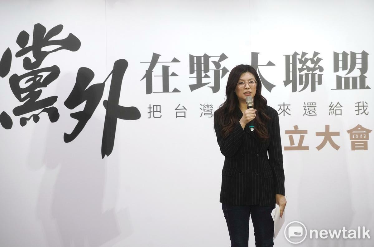 民進黨前國大代表、國民黨前立委鄭麗文。 圖：張良一/攝（資料照）
