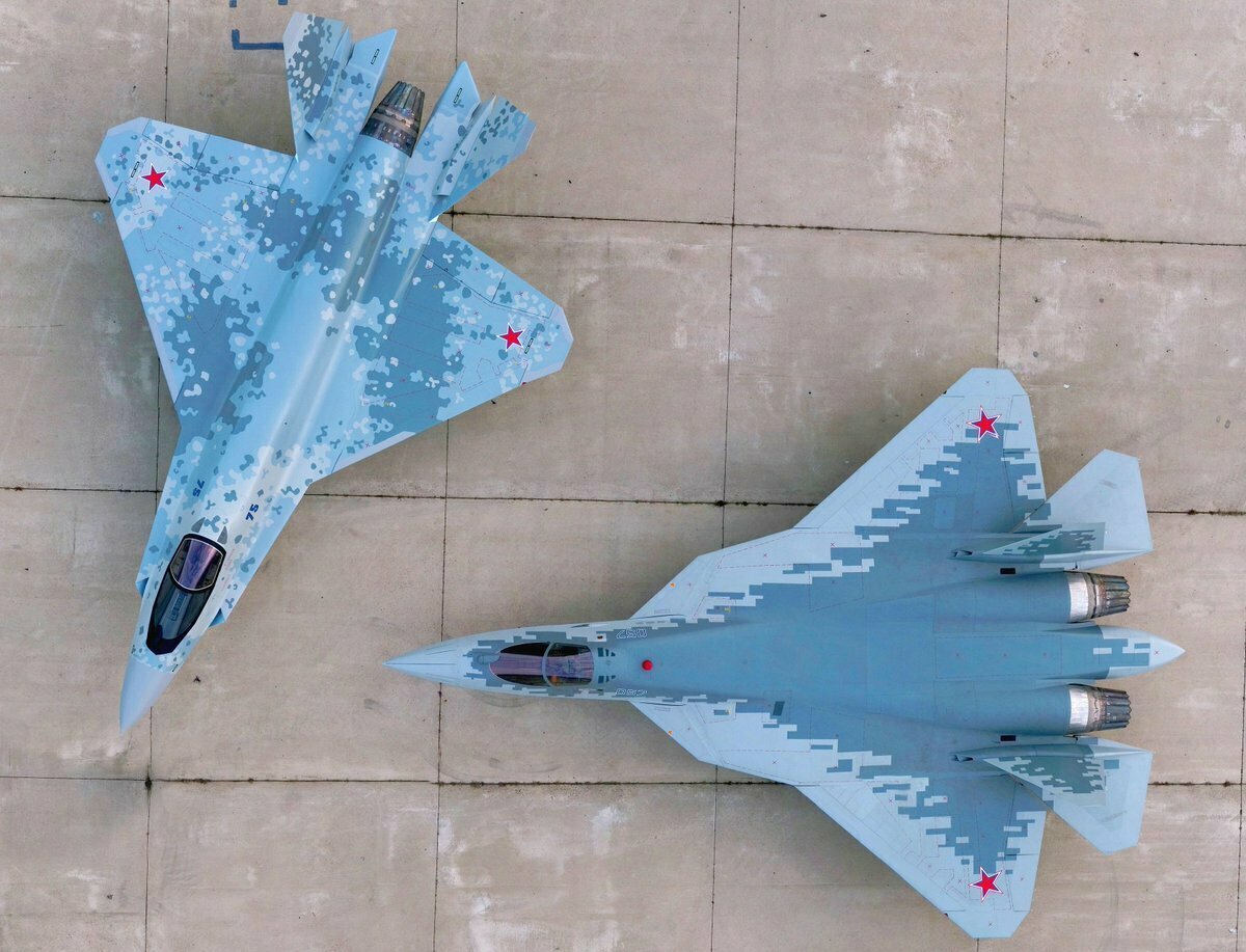 Su-75 定位是平價版的第五代戰機，目前尚未量產。 圖：翻攝自Fighterman