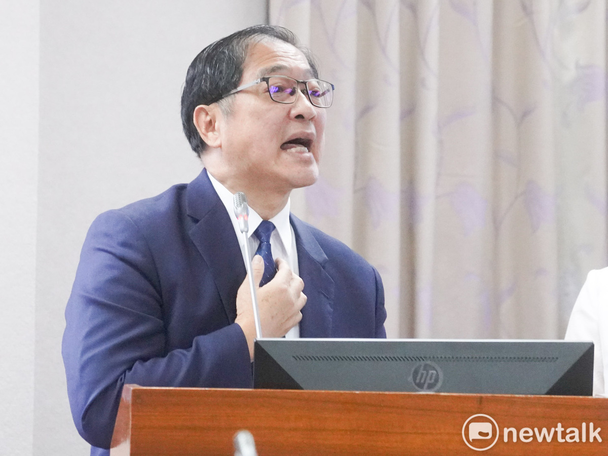 法務部長鄭銘謙在立院司法法制委員會備詢。 圖：張良一/攝