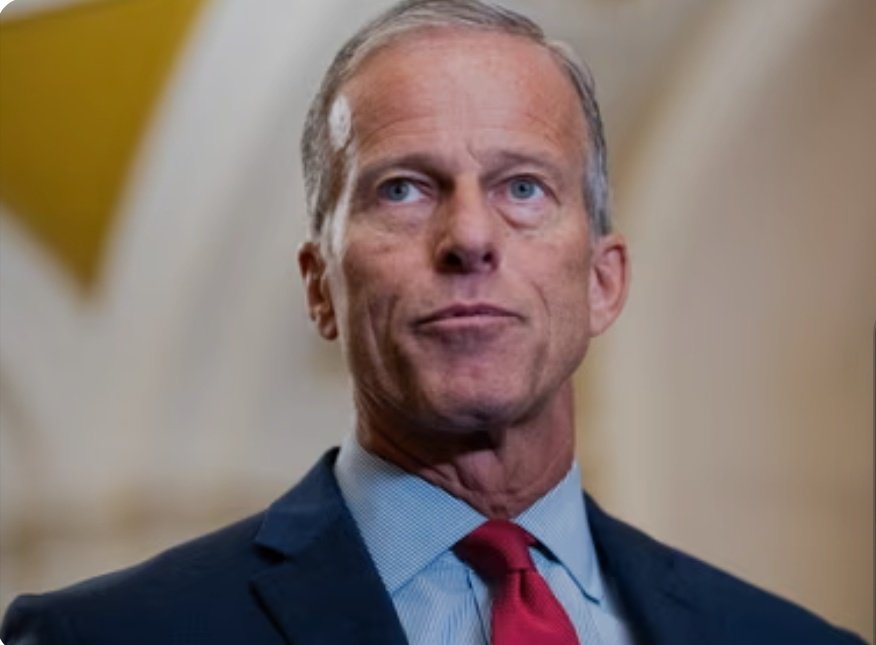 參議院共和黨籍多數黨領袖圖恩（John Thune）週六聲明：「現在是讓這部法案衝過終點線的時候了。」 圖：翻攝自ChicagoRay X