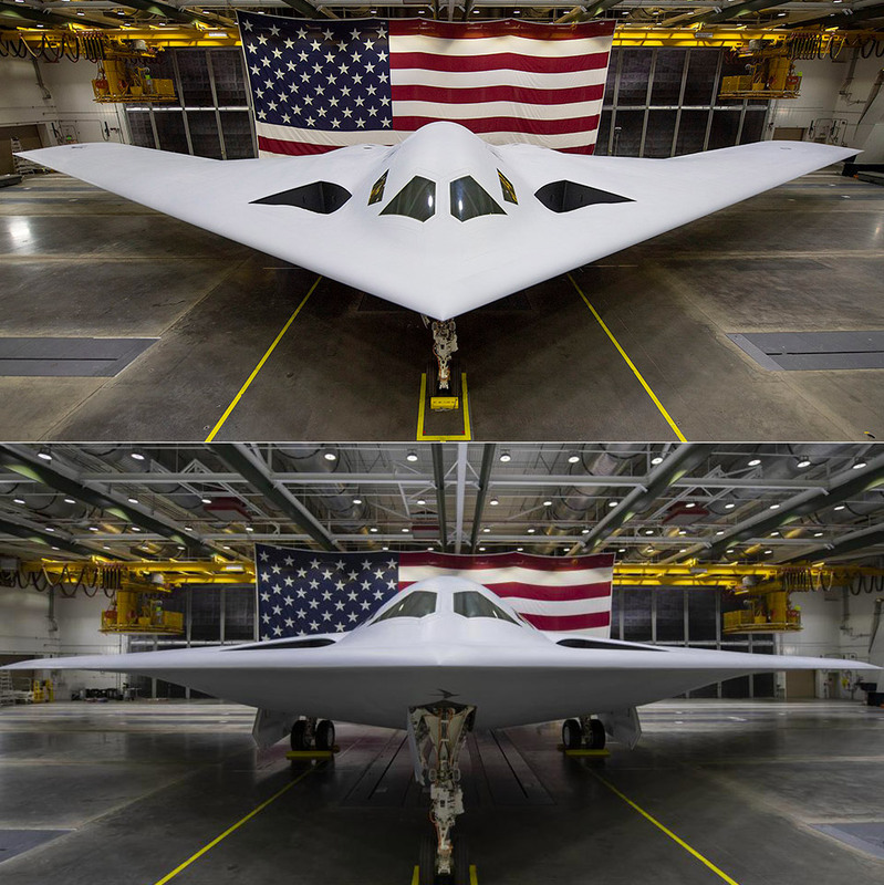 B-21 戰機來不及交付，美軍用決定升級 B-1B 來補足戰力缺口。圖：B-21 圖：翻攝自@theinformant_x