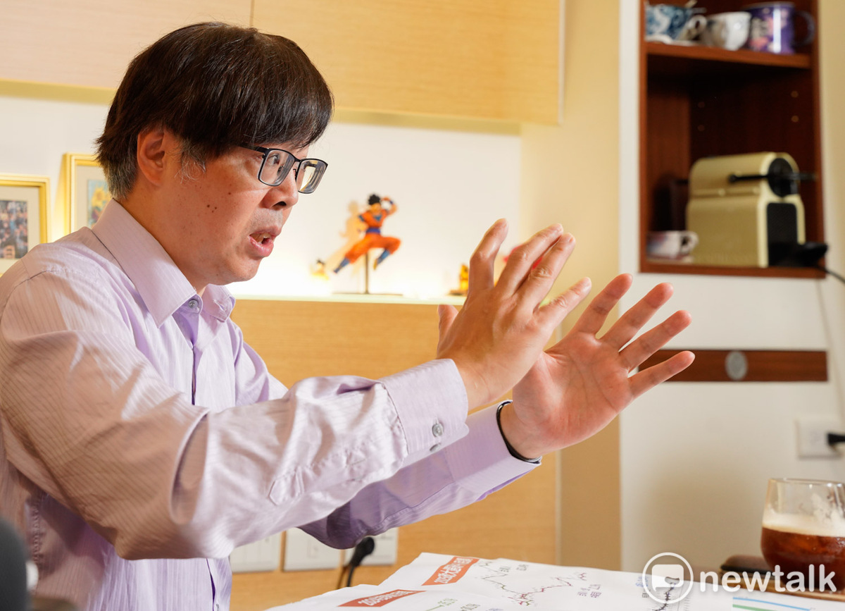 台灣基進黨主席王興煥接受新頭殼專訪。 圖：張良一/攝
