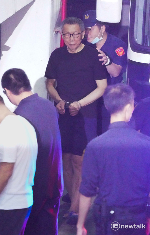 前台北市長柯文哲到台北地方法院出庭。 圖：張良一/攝（資料照）、
