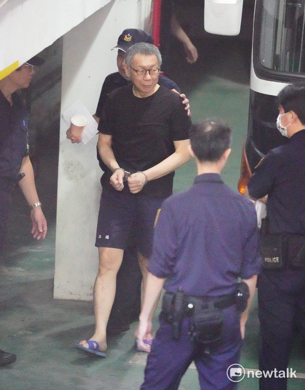 前台北市長柯文哲14日赴台北地方法院出庭。 圖：張良一 / 攝（資料照）