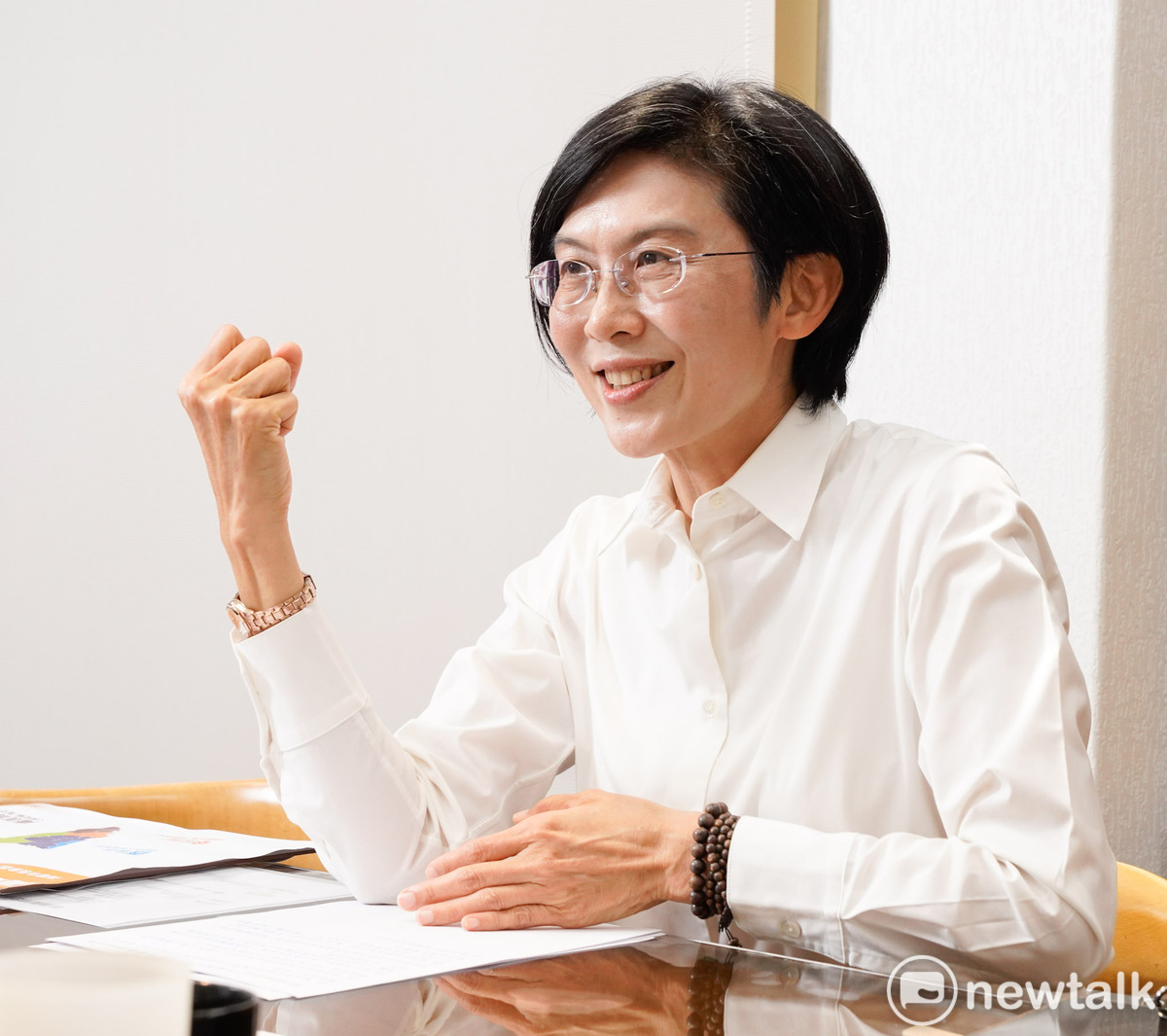 林岱樺強調，唯有透過不斷對話、理解，才能獲得社會的支持與認同。 圖：張良一/攝