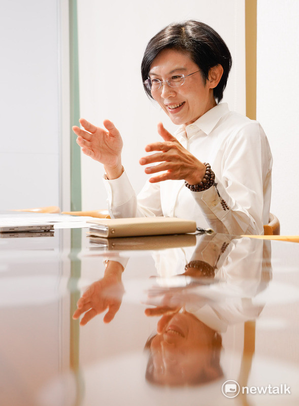 民進黨立委林岱樺接受新頭殼Newtalk專訪。 圖：張良一/攝