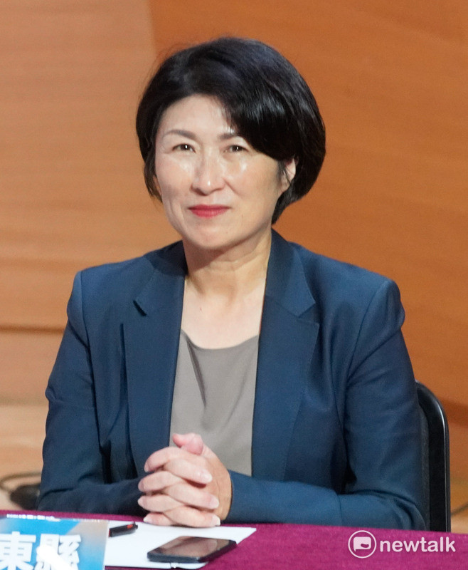 台東縣長饒慶鈴日前以預錄影片的方式，在海峽兩岸論壇上宣傳台東出產的鳳梨釋迦，引起爭議。台北市長蔣萬安今（20）日為饒慶鈴打抱不平。 圖：張良一/攝（資料照）