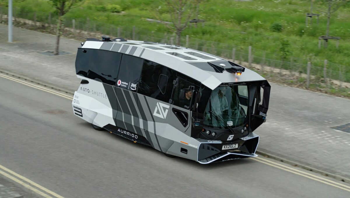 Aurrigo開發的載客小巴 Auto-Shuttle。 圖：翻攝自Aurrigo官網