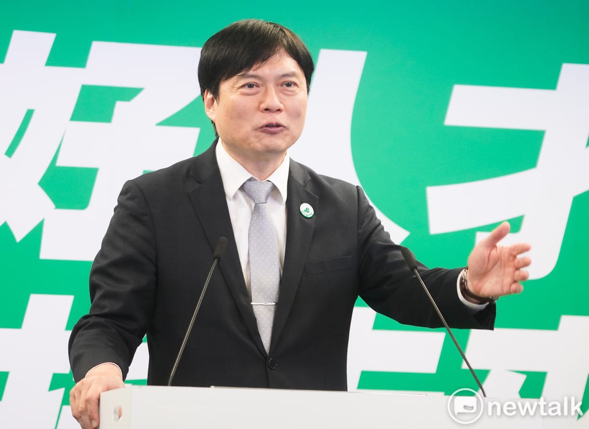 林國漳和吳宗憲同為法律專業出身的候選人，林國漳表示，30 年的深耕並非空降可比。 圖：張良一/攝（資料照）