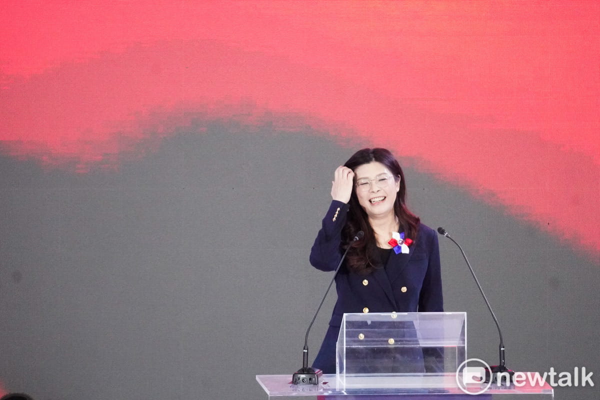 國民黨新任黨主席鄭麗文。 圖：張良一/攝