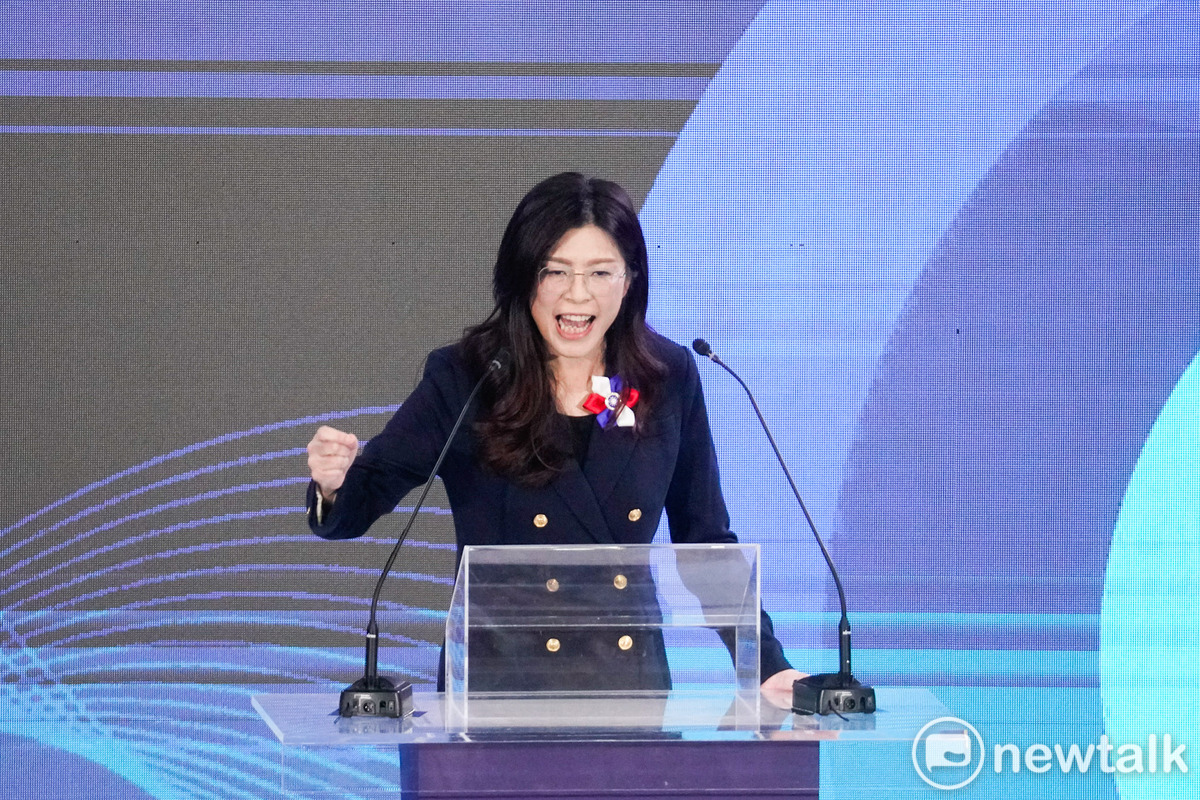 國民黨新任黨主席鄭麗文。 圖：張良一/攝