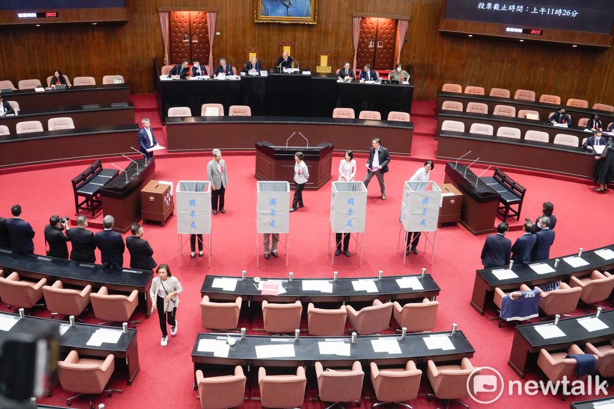 立法院院會今對國家通訊傳播委員會（NCC）委員進行同意權行使。 圖：張良一 / 攝