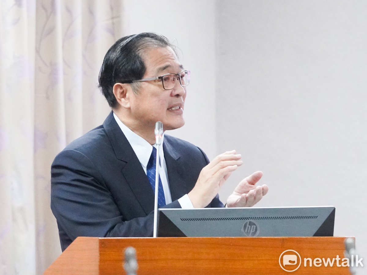 法務部長鄭銘謙在立院司法及法制委員會備詢。 圖：張良一/攝