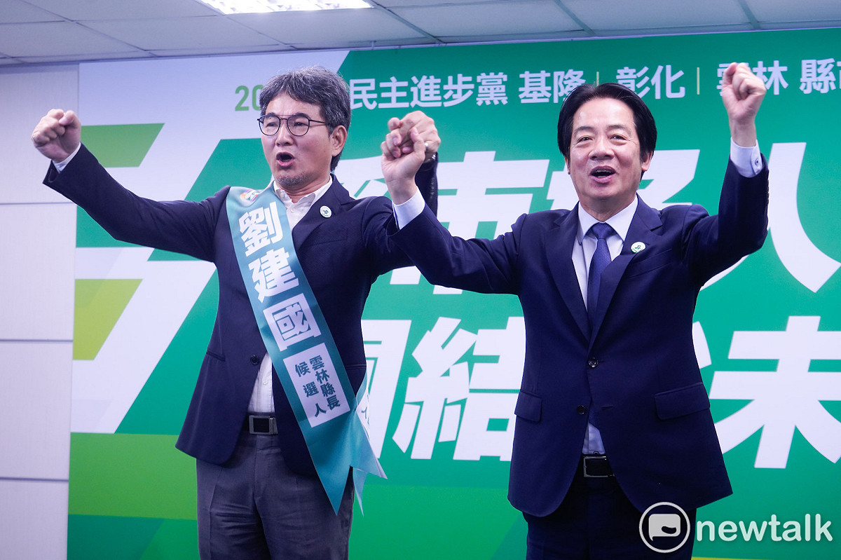 民進黨主席賴清德舉行基隆市長提名人童子瑋、彰化縣長提名人陳素月、雲林縣長提名人劉建國提名記者會。圖為劉建國。 圖：張良一/攝