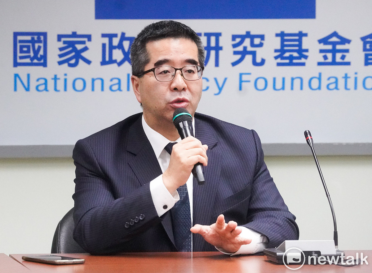 國民黨副主席蕭旭岑回應馬英九基金會人事風波。 圖：張良一/攝（資料照）