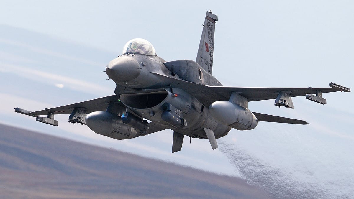 土耳其空軍亦有 F-16 墜毀的不幸消息傳出。 圖：翻攝自@Currentreport1