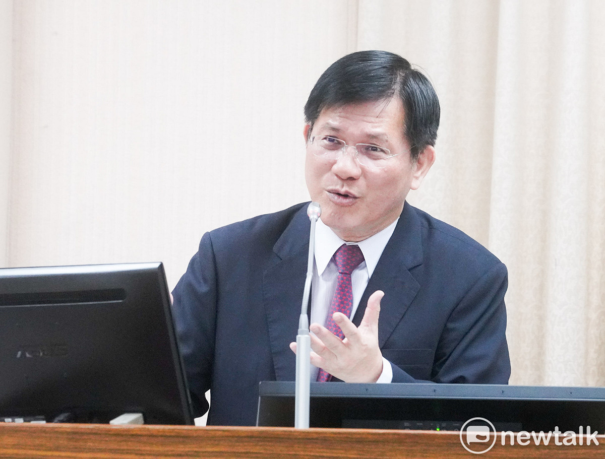 外交部長林佳龍在立院外交及國防委員會備詢。 圖：張良一/攝（資料照）
