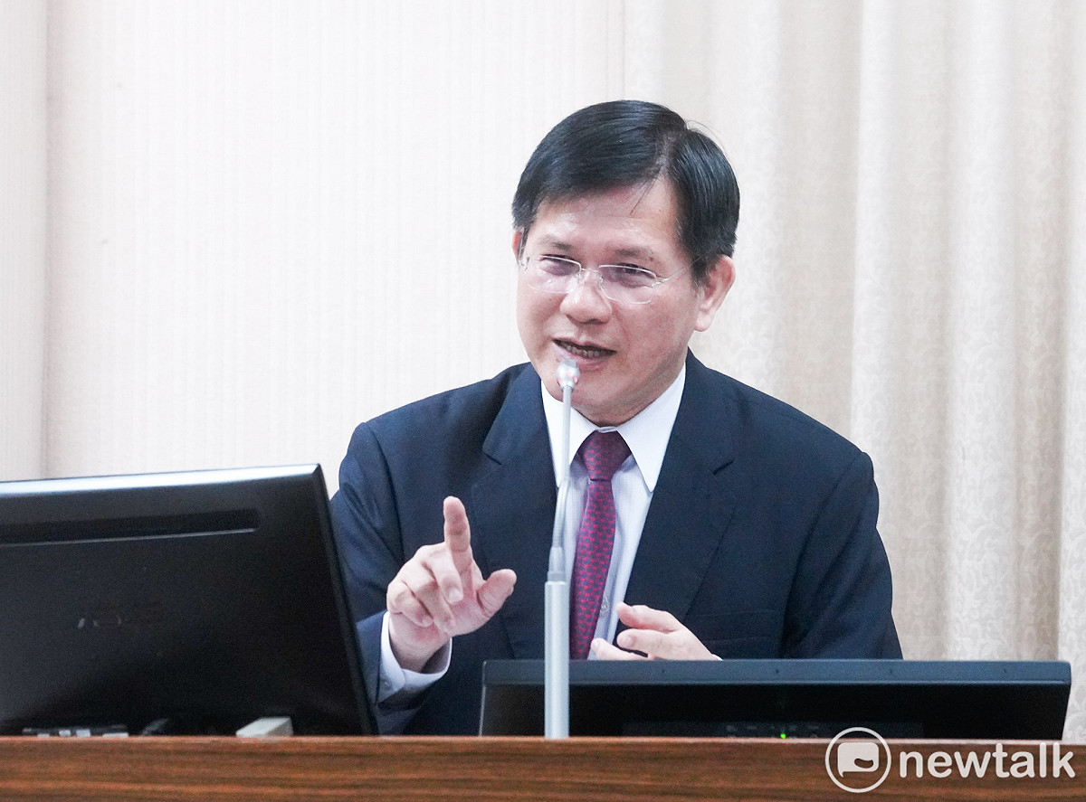 外交部長林佳龍在立院外交及國防委員會備詢。 圖：張良一/攝（資料照）