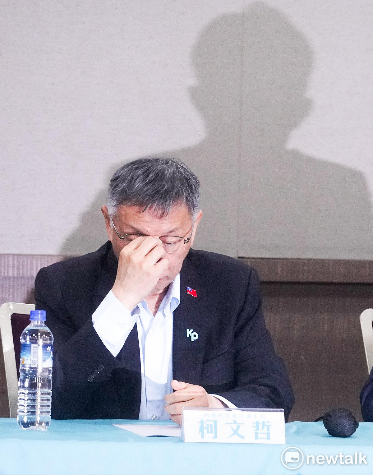 柯文哲一審判17年！ 民眾黨召開國際記者會。 圖：張良一/攝