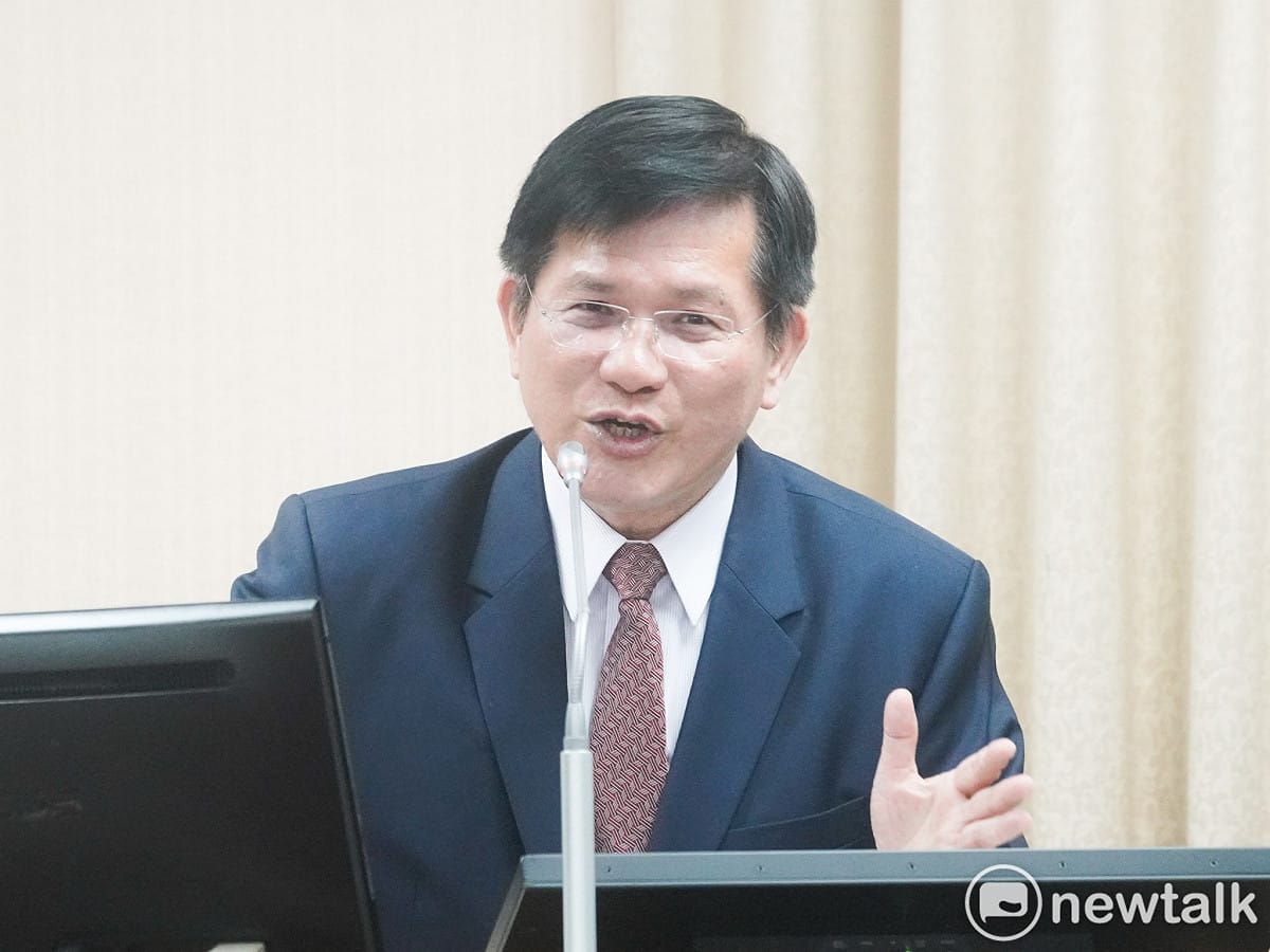 外交部長林佳龍在立院外交及國防委員會備詢。 圖：張良一/攝（資料照）