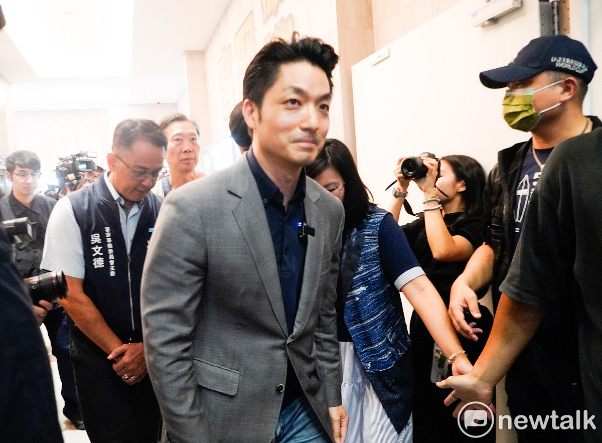 台北市長蔣萬安前往台北市客家育成中心出席「客聚Taipei Hakka Hub」揭牌典禮。 圖：張良一/攝