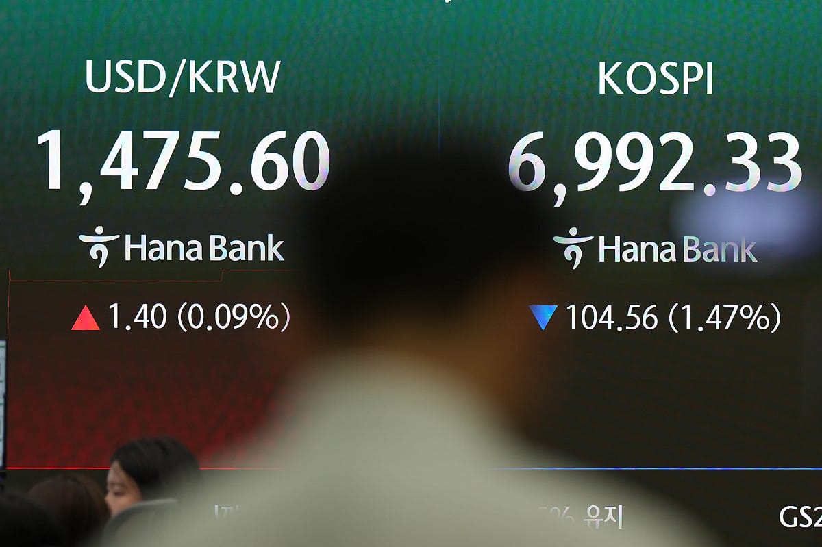 單一個股槓桿型ETF自今年5月27日上市後，KOSPI於6、7月間累計7度觸發熔斷機制，其中7月28、29日更史無前例連續兩個交易日暫停交易。 圖：達志影像／美聯社（資料照）