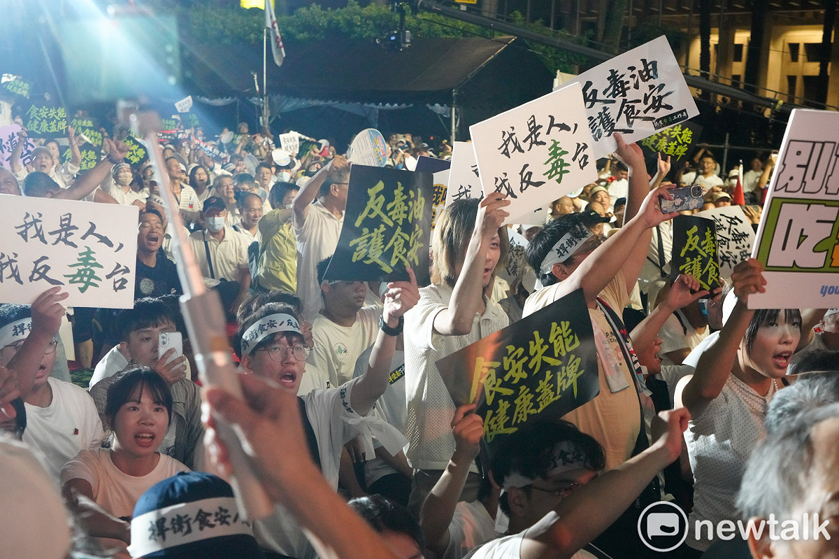 20萬人上街成史上最大食安抗爭！沈政男曝2028賴清德連任危機 預言石崇良下台難熄民怨 圖：張良一/攝